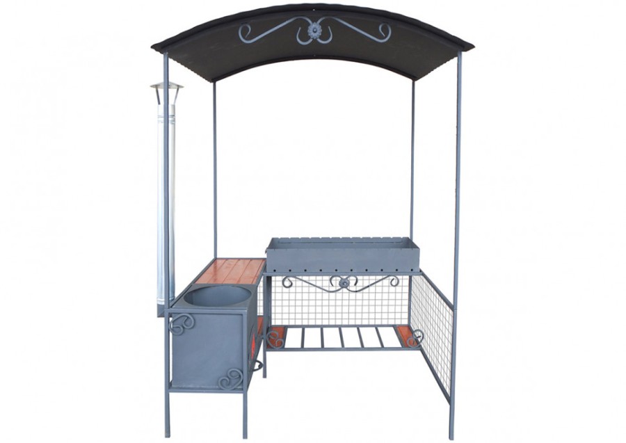 Мангал с печкой для дачи, ММ-26 Garden