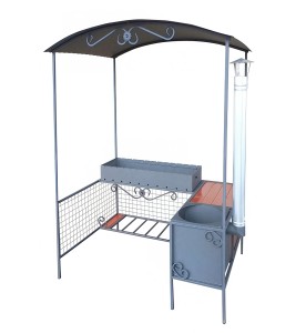 Мангал с печкой для дачи, ММ-26 Garden