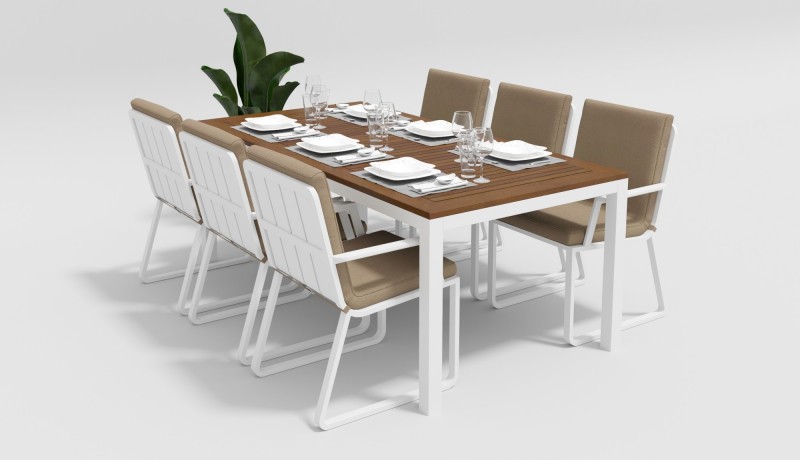 Стол Bella 200 белый Gardenini