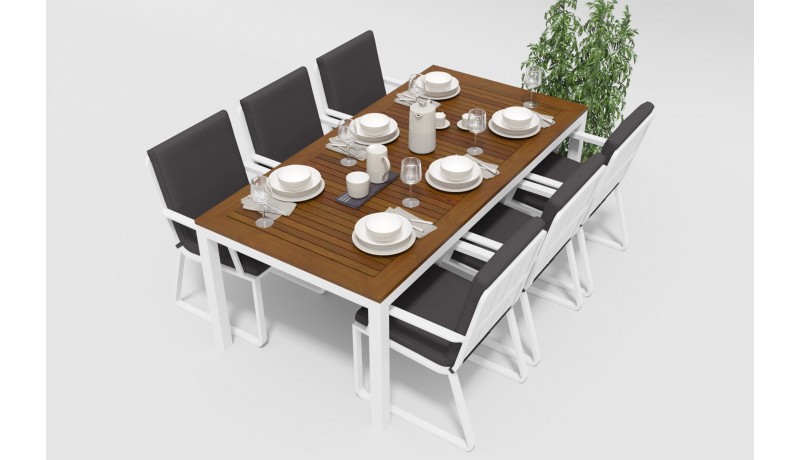 Стол Bella 200 белый Gardenini