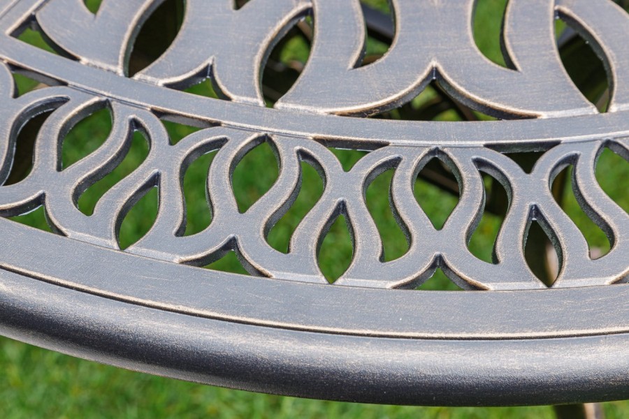 Комплект из литого алюминия WILHELM на 6 персон, овальный стол Royal Family