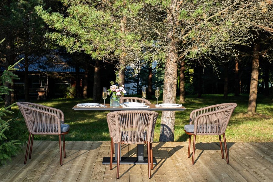 Обеденная группа Каффе Дабл на 4 персоны, дуб 4sis