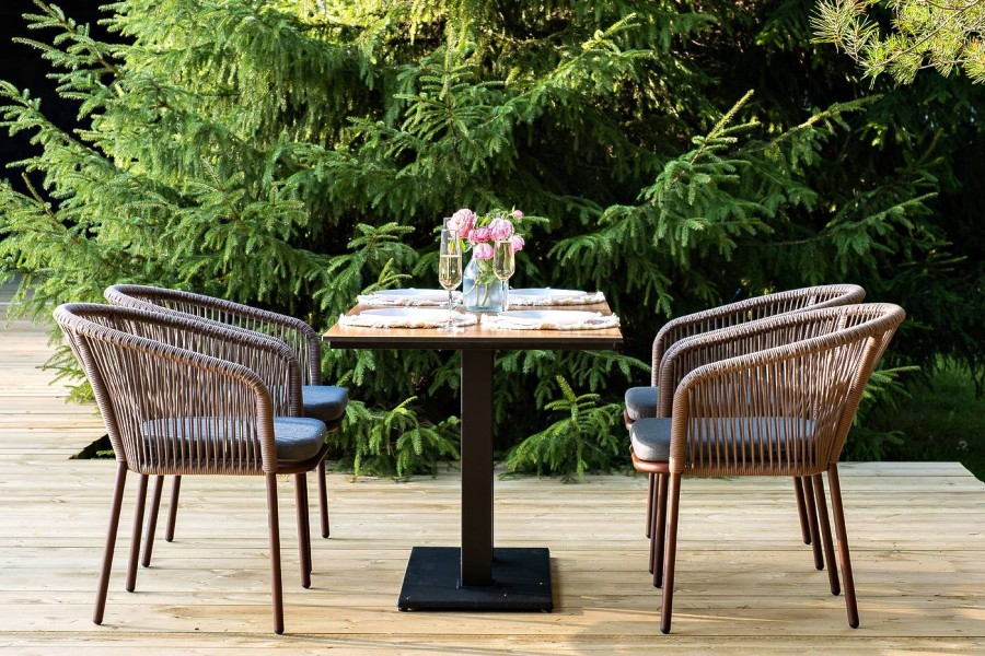 Обеденная группа Каффе Дабл на 4 персоны, дуб 4sis