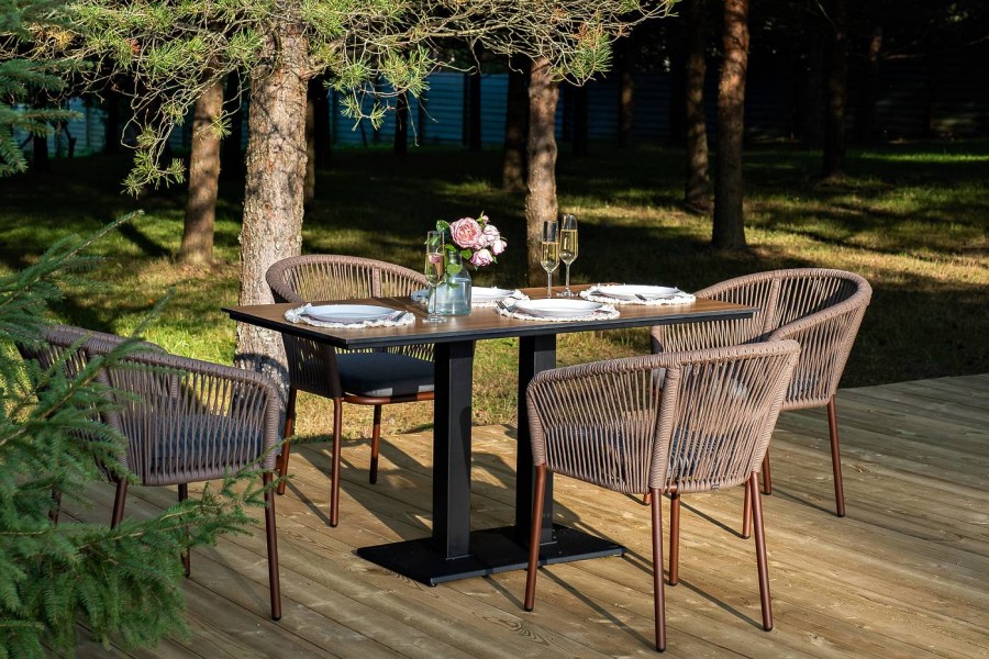 Обеденная группа Каффе Дабл на 4 персоны, дуб 4sis