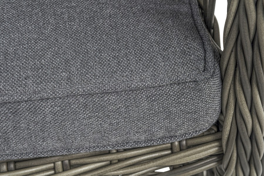 Кресло плетеное из искусственного ротанга Цесена, графит 4sis