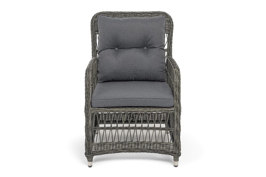 Кресло плетеное из искусственного ротанга Цесена, графит 4sis