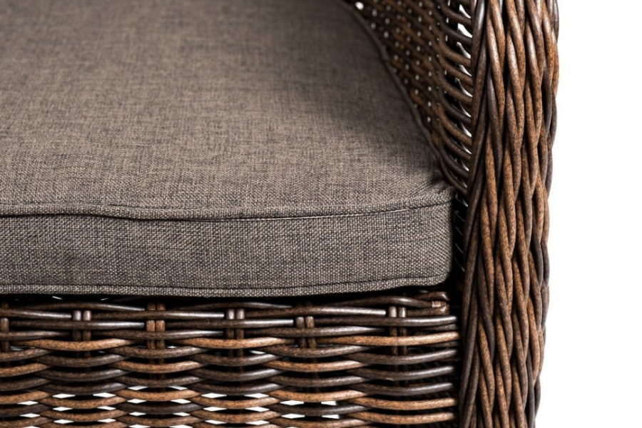 Лаунж-зона из искусственного ротанга Равенна коричневая 4sis