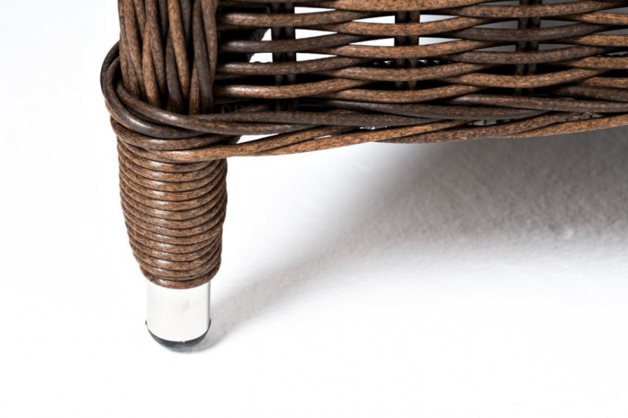 Лаунж-зона из искусственного ротанга Равенна коричневая 4sis