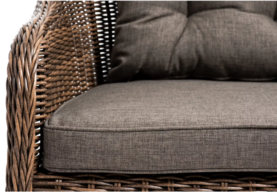 Лаунж-зона из искусственного ротанга Равенна коричневая 4sis