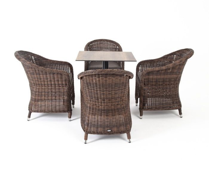 Обеденная группа Каффе коричневая 4sis