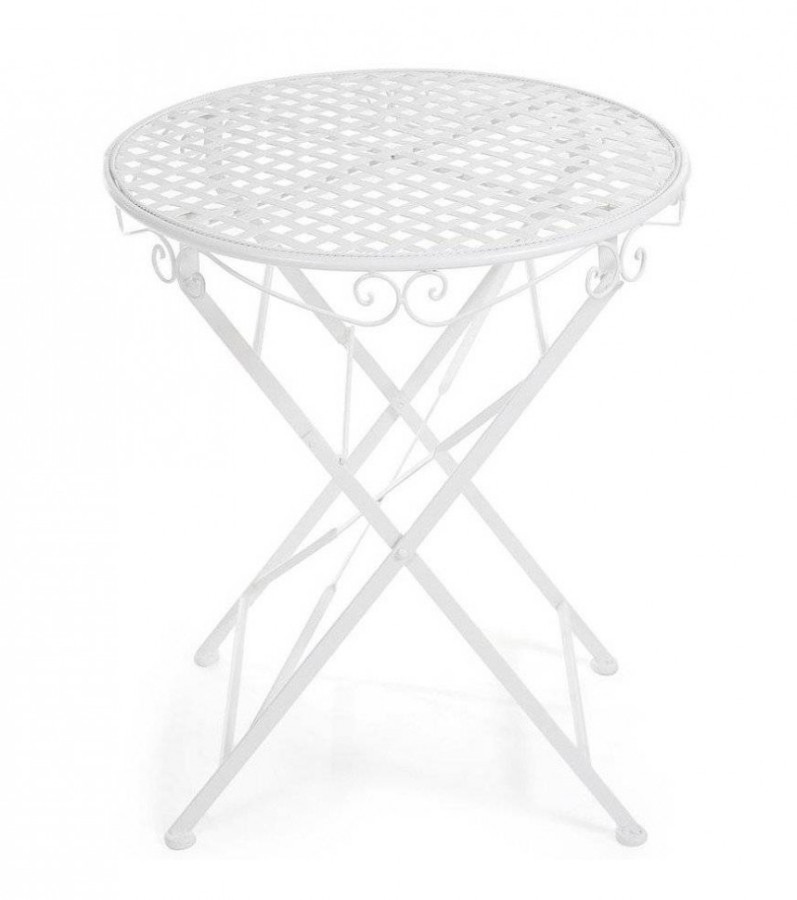 Кованый стол TetChair Secret De Maison Patio, белый Garden