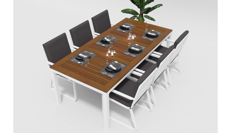 Стол Bella 220 белый Gardenini