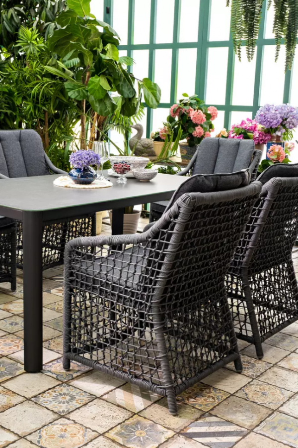 Плетеное обеденное кресло Lucca Joygarden