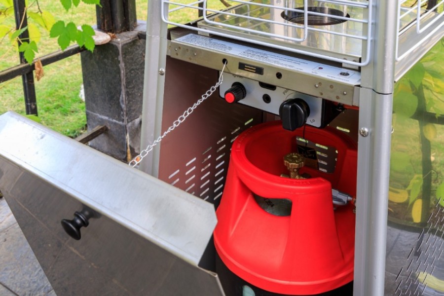 Уличный газовый обогреватель EVA из нержавеющей стали Royal Family