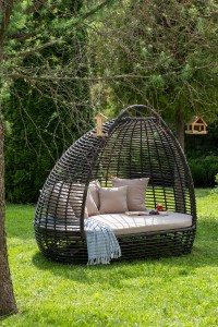 Плетеная кровать Тенерифе, бронзовый 4sis