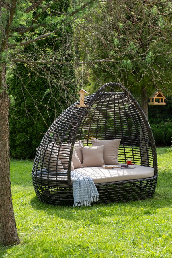 Плетеная кровать Тенерифе, бронзовый 4sis