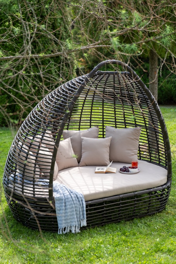 Плетеная кровать Тенерифе, бронзовый 4sis