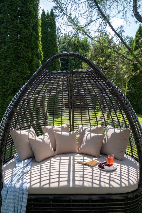 Плетеная кровать Тенерифе, бронзовый 4sis