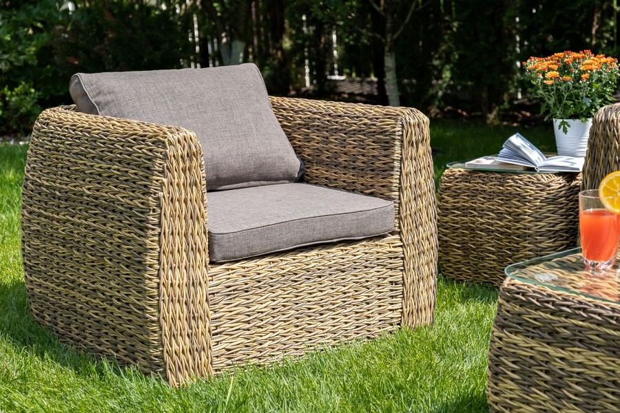 Лаунж-зона Кальяри из из искусственного ротанга гиацинт 4sis