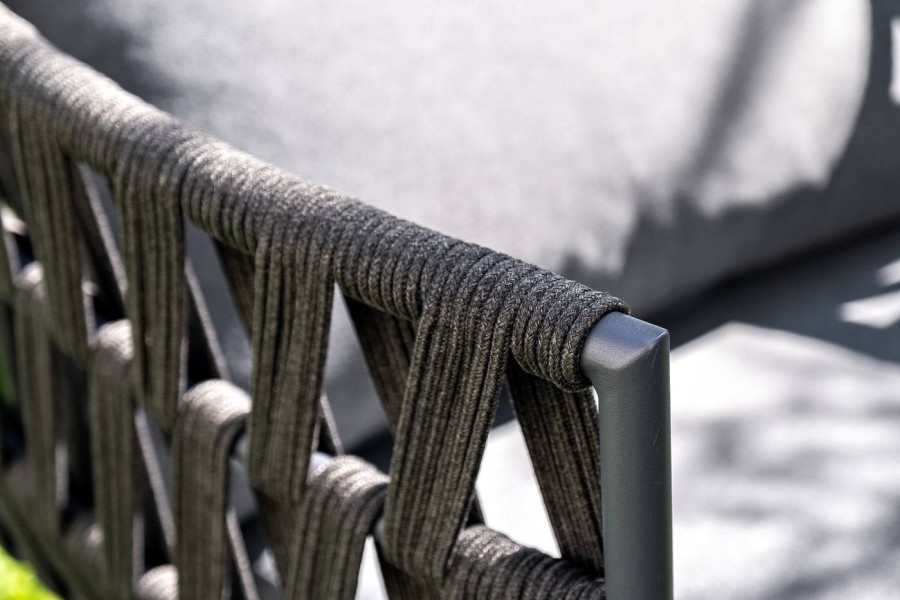 Лаунж-зона 4-местная из роупа Диего серая 4sis