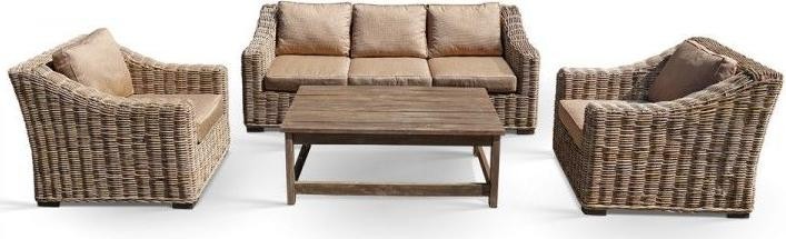 Комплект из натурального ротанга KM-2003 Kvimol