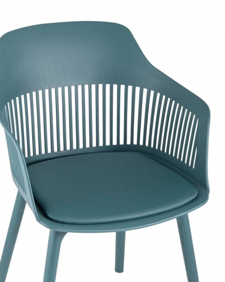 Стул Crocus с подушкой темно-бирюзовый Garden