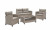 Плетеный комплект с диваном AFM-804B Beige Афина