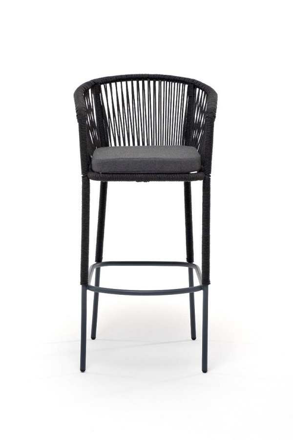 Барный комплект на 4 персоны Рио, темно-серый 4sis