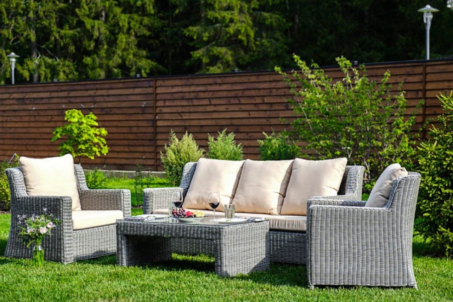 Плетеный кофейный стол Sunstone Joygarden