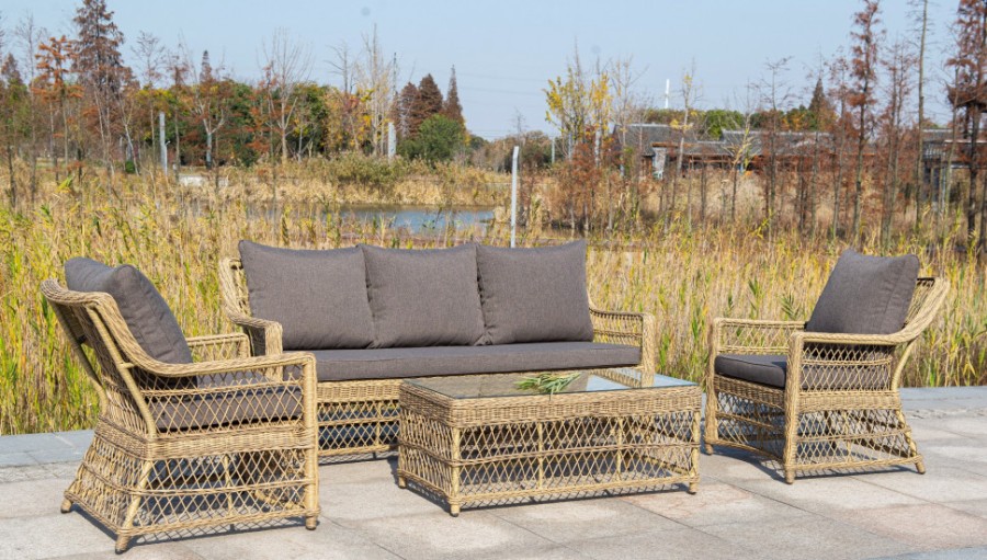 Стол журнальный из искусственного ротанга Гранд Латте 4sis