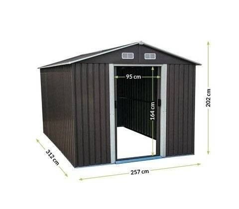 Садовый сарай для инструментов 257x202x312 см Garden
