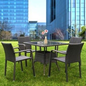 Комплект мебели AFM-4030A Brown (4+1) Афина