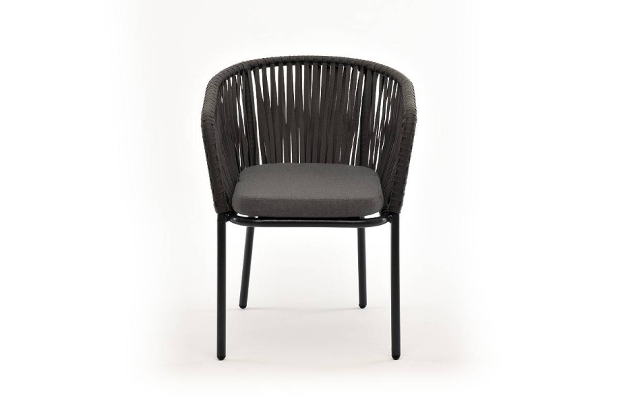 Обеденная группа на 4 персоны Рио, цвет серый 4sis