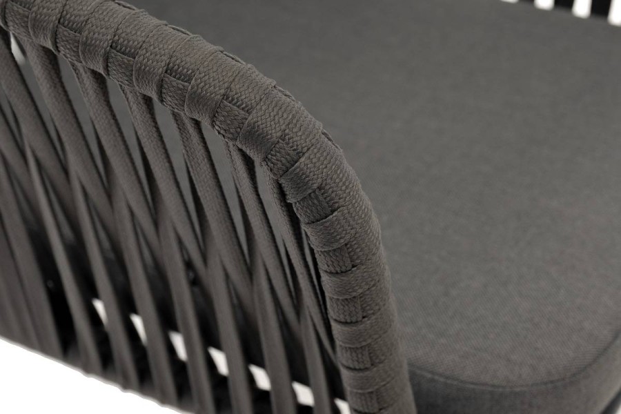 Обеденная группа на 4 персоны Рио, цвет серый 4sis