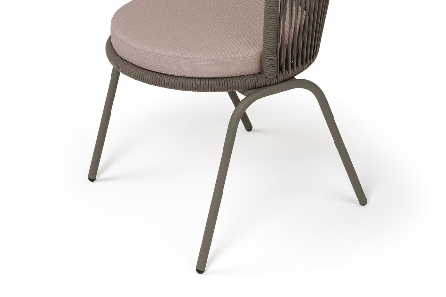 Стул плетеный из роупа Люксембург, коричневый 4sis