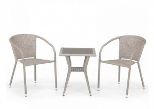 Комплект плетеной мебели T25C/Y137C-W85 Latte Афина