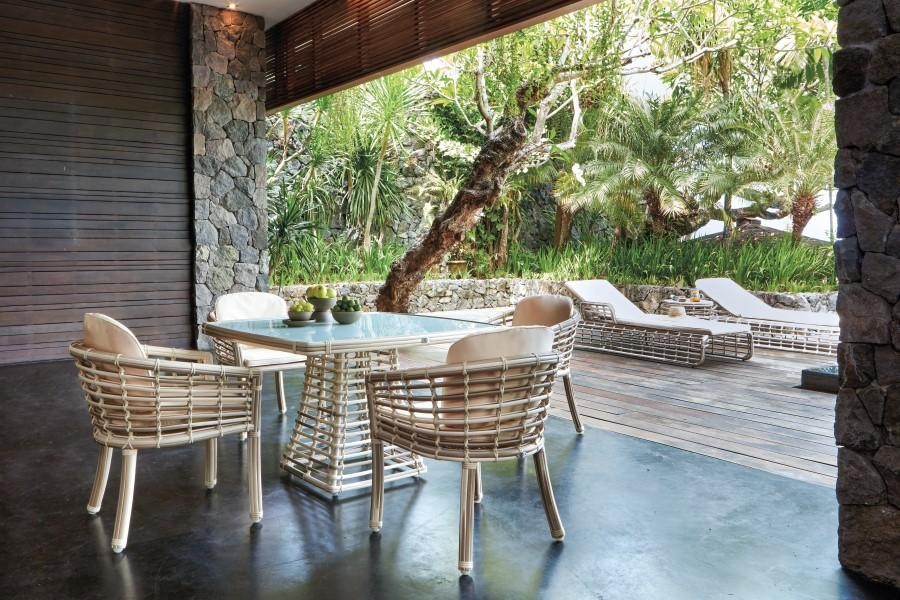 Кресло обеденное Бамбук Rotang Lux