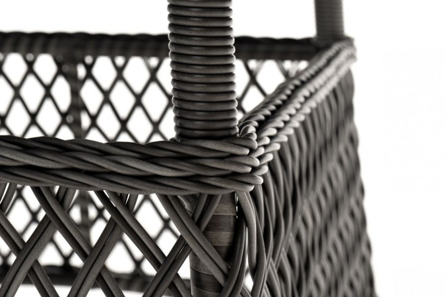 Стол из искусственного ротанга Эспрессо 150 графит 4sis