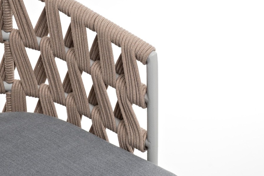 Плетеный стул из роупа Диего бежевый 4sis