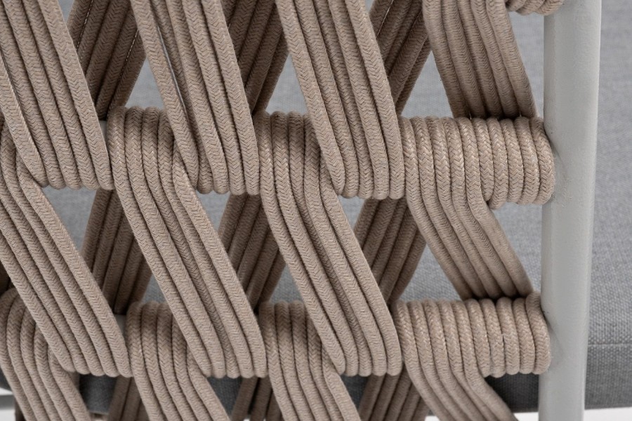 Плетеный стул из роупа Диего бежевый 4sis