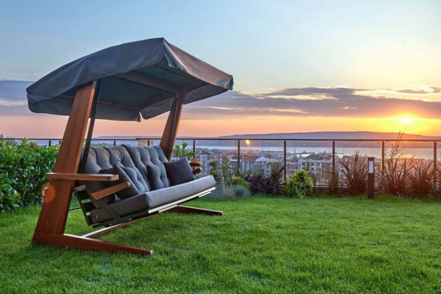 Премиальные 4-местные качели Luna Deluxe Royal Family