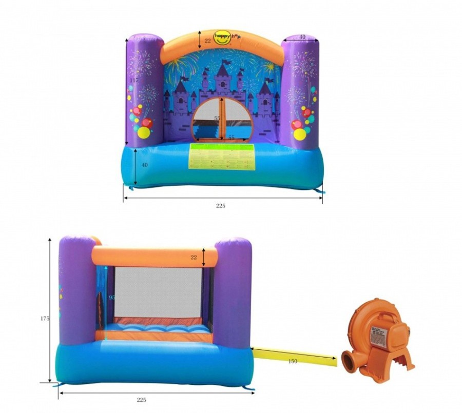 Батут Фейерверк Happy Hop