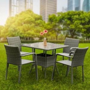 Комплект мебели AFM-4030G Grey (4+1) Афина