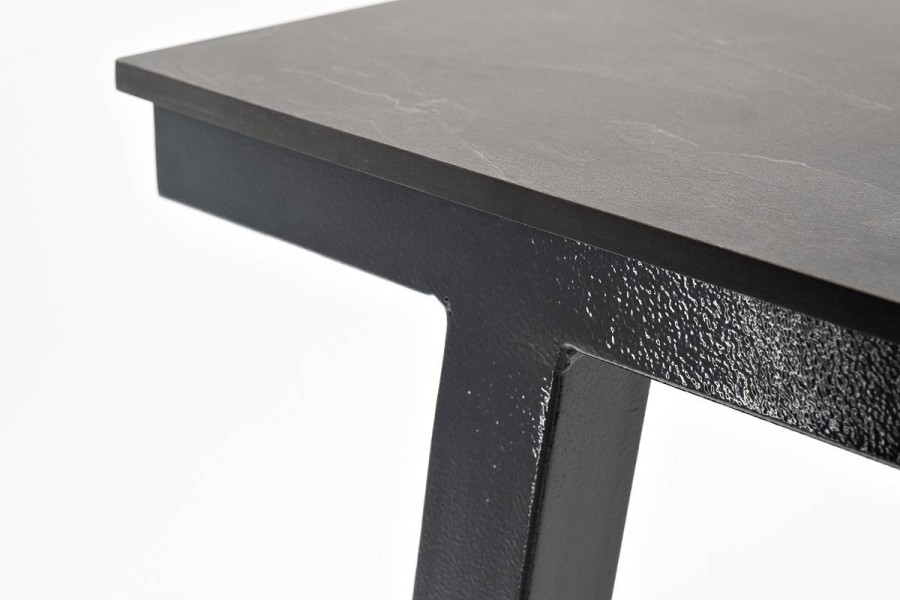 Барный стол Рио из HPL 140х70см, серый гранит 4sis