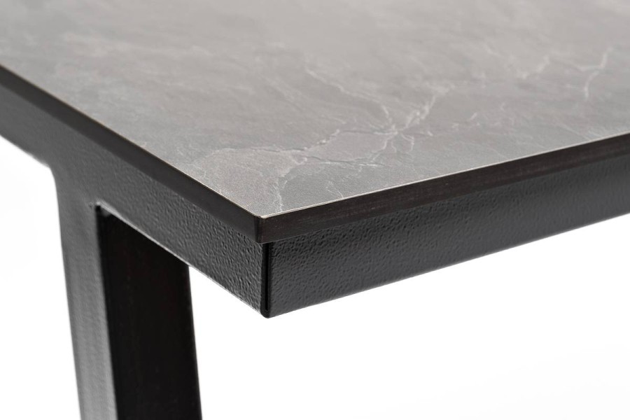 Барный стол Рио из HPL 140х70см, серый гранит 4sis