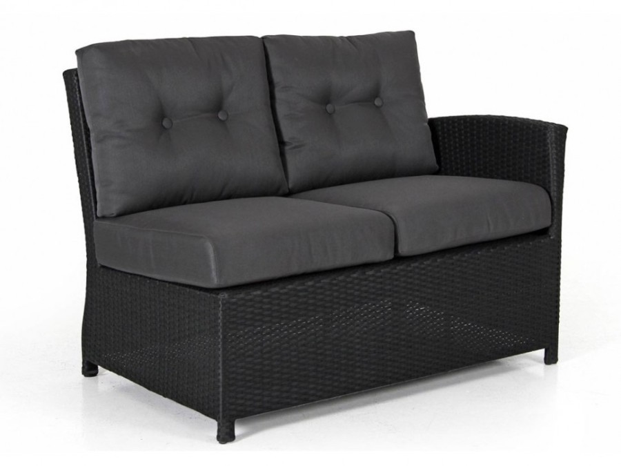 Двухместная софа Soho black Brafab