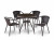 Комплект плетеной мебели T282ANT/Y137C-W53 Brown Афина