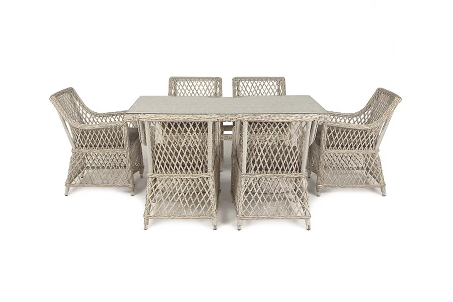 Обеденная группа Латте 160 L Beige 4sis