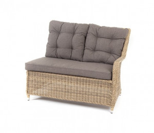 Плетеный левый модуль дивана Бергамо 4sis