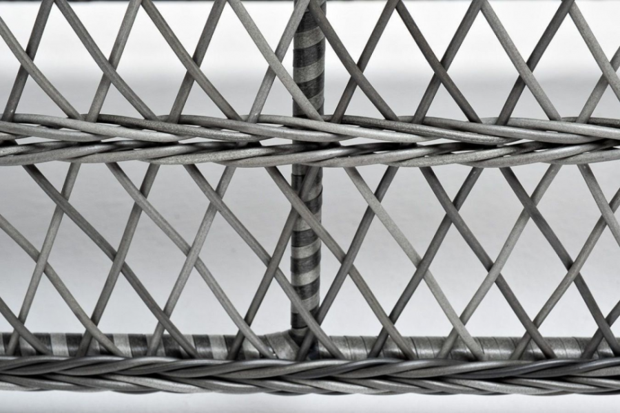 Стол журнальный из искусственного ротанга Гранд Латте графит 4sis